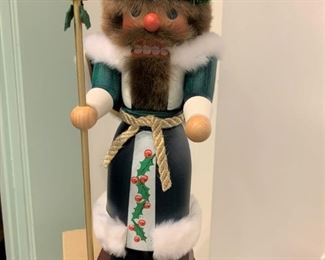 Ghost of Christmas Present Ulbricht Nutcracker - $75 - All nutcrackers range from 14" to 16" in height.