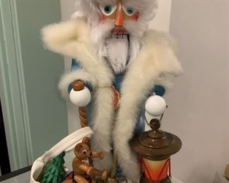 Steinbach Grandfather Frost Nutcracker - $100 - All nutcrackers range from 14" to 16" in height.