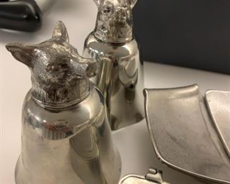 Alternate view - Lot of Pewter Items - cups slightly out of round - $50