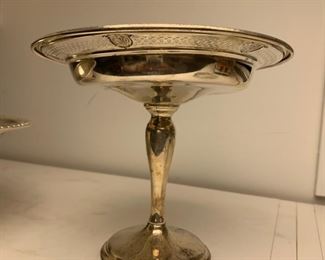 Weighted Sterling Silver Compote - $75 - Weighs approximately 8 ounces - 6"H x 7"W