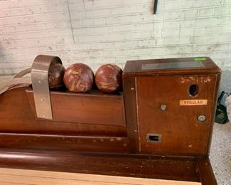 Alternate view - Vintage Bally Bowling Machine - Works - No Keys - $850