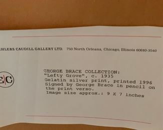 Alternate view - George Brace Collection Signed en verso Print - $25 - 19"H x 16 1/2"W x 2"D