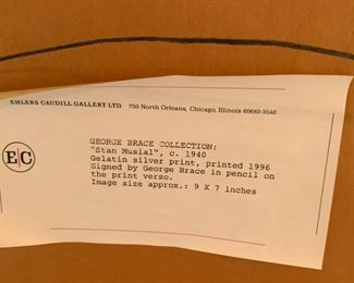 Alternate view - George Brace Collection Signed en verso Print - $25 - 19"H x 16 1/2"W x 2"D