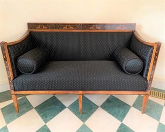 Biedemeier Settee - $750 - 38"H x 27 1/2"D x 59"L