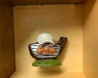 Alternate view - Assortment of Golfer Figurines in Display Box - $20 - Box Measures 11"H x 11"W