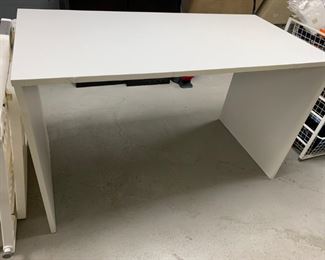 Laminate desk - $25 - some separation at bottom right - 29"H x 48"L x 24"W