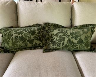 Pair of Decorative Pillows - $35 - 18"L x 10"W