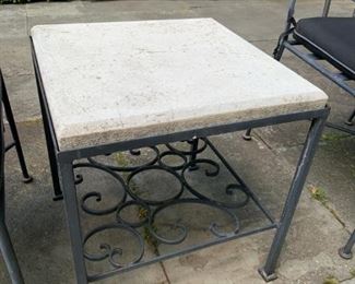 Alternate View - Pair of Outdoor Tables - $200 - 22"H x 20"L x 20"W