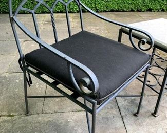 Alternate View - Outdoor Chairs - 4 Total - $400 All - 38 1/2"H x 21 1/2"W x 22"D