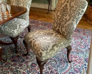 10 Ethan Allen Dining Room Chairs - $1000 - 42 1/2"H x 24"W x 31"D