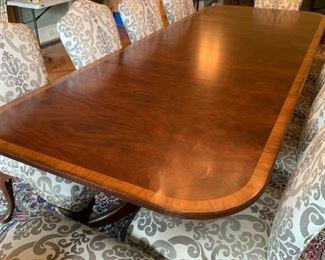 Ethan Allen Dining Room Table - $1200 - 31 1/2"H x 118"L x 46"W 