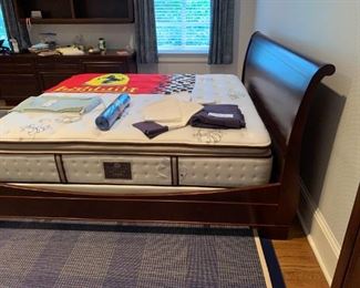 Alternate view - King Size Sleigh Bed - $350 - 44"H x 84"W x 87"L - This item will require professional movers.