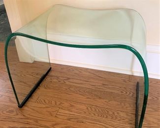 Glass bench - $100
