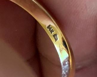Alternate view - 14K Gold and Onyx Ring - Size 7 1/2 - 5.28 Grams - $150