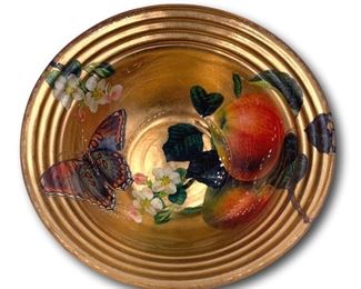 Designer signed lacquer bowl. Bidding ends at 3 p.m. on 7-20-2020. Register at https://auctions.mlestatesales.com. Don't forget to check out our other auctions too!