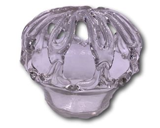 Art glass vase flower frog. Bidding ends at 3 p.m. on 7-20-2020. Register at https://auctions.mlestatesales.com. Don't forget to check out our other auctions too!