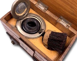 Antique inkwell in the form of a train car. Bidding ends at 3 p.m. on 7-20-2020. Register at https://auctions.mlestatesales.com. Don't forget to check out our other auctions too!