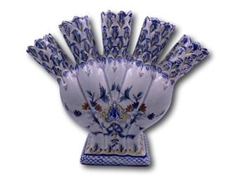 Hand Painted Carvalhinho Portugal vase. Bidding ends at 3 p.m. on 7-20-2020. Register at https://auctions.mlestatesales.com. Don't forget to check out our other auctions too!