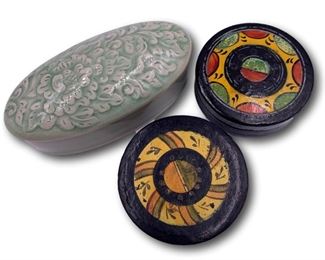 Trinket boxes. Bidding ends at 3 p.m. on 7-20-2020. Register at https://auctions.mlestatesales.com. Don't forget to check out our other auctions too!