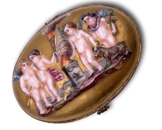Capodimonte trinket box. Bidding ends at 3 p.m. on 7-20-2020. Register at https://auctions.mlestatesales.com. Don't forget to check out our other auctions too!