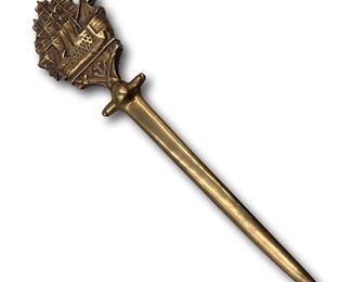 Letter opener. Bidding ends at 3 p.m. on 7-20-2020. Register at https://auctions.mlestatesales.com. Don't forget to check out our other auctions too!
