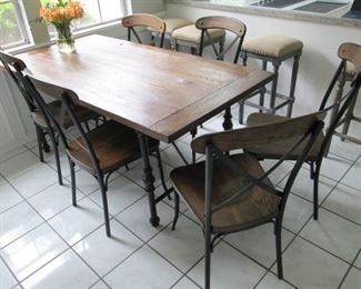 Another Farmhouse Style Table with 6 Chairs