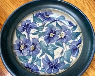 Chatham Pottery plate signed 