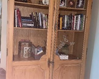 Bookcase with doors