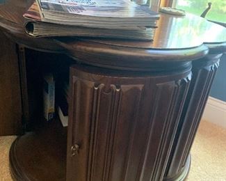 Pair of Drum style End Tables