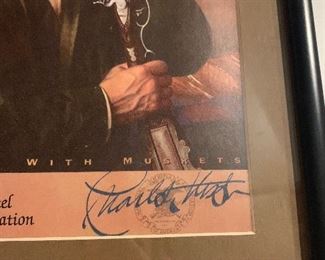 Autographed Charlton Heston  - The Doorway to all Freedom