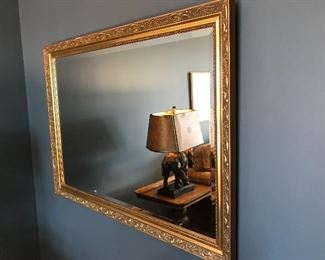 Framed  Git Beveled Mirror