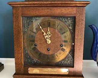  Vintage Elgin Mantle 21 jewel  Clock  made in W Germany