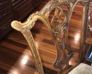 Heavy carved   Chippendale Style Chairs
