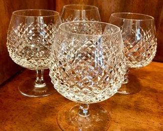 Set of 4 Waterford Snifter, Brandy Snifters