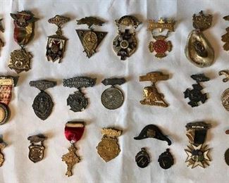 Vintage Masonic Metals and Pins