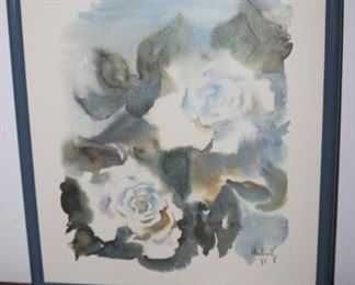 Water color roses.
