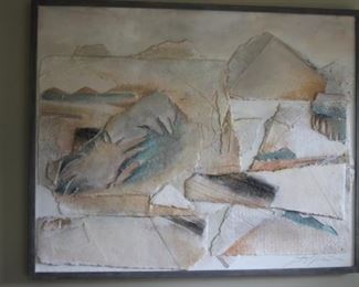 Three D paper mache art work.