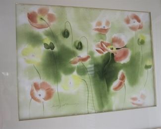 Water color poppies.