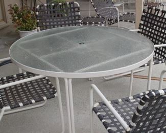 Brown Jordan patio set.