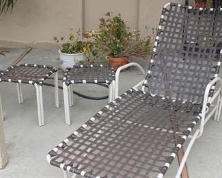 Brown Jordan patio furniture.
