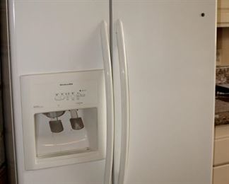 Kitchen Aid fridge freezer.