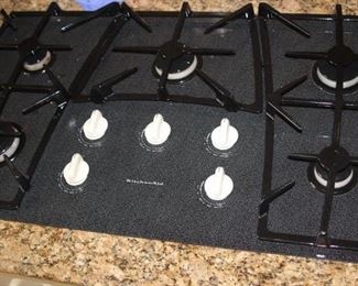 Kitchen Aid stove top.