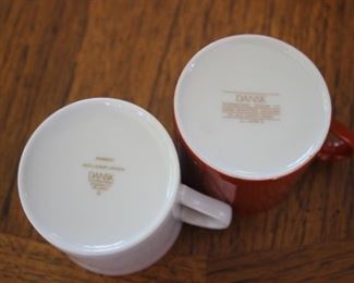 Dansk "Bamboo" cups and saucers.