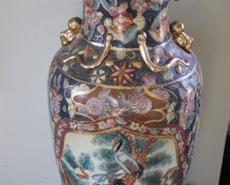 Tall Asian vase.