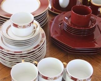 Fitz and Floyd "Renaissance" and "Fleur Orientele".