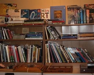 Huge selection of art books.