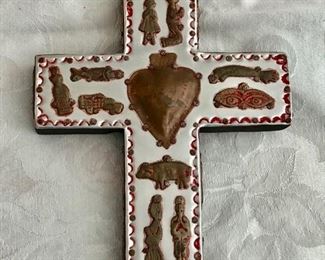 Metal and wood cross