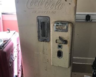 Vintage Coca Cola bottle machine