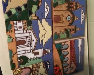 Santa Fe Art tile