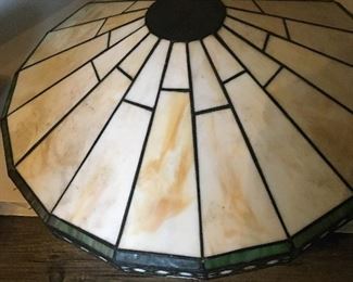 Art glass lampshade
